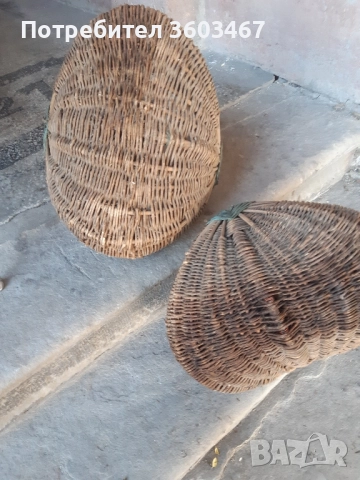 Стари плетени кошници, снимка 8 - Декорация за дома - 52244858