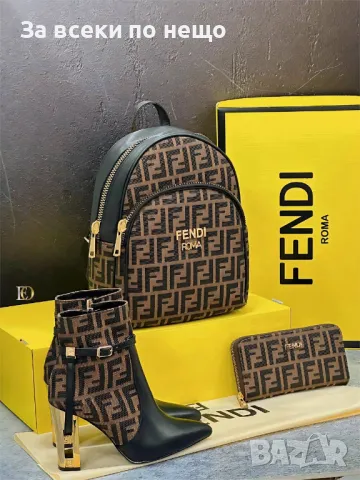 Дамски боти Fendi Код D790, снимка 5 - Дамски боти - 47136945