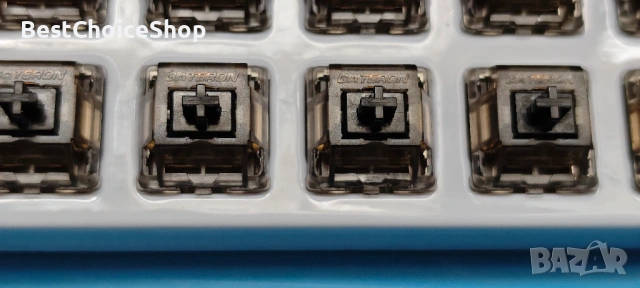 36 броя switches Gateron Silent Black Ink v2 превключватели 5-пинови RGB линейни със стабилизатори, снимка 7 - Други - 54258640
