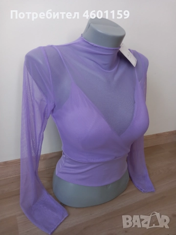 Луксозна дамска блуза , снимка 2 - Блузи с дълъг ръкав и пуловери - 52693600