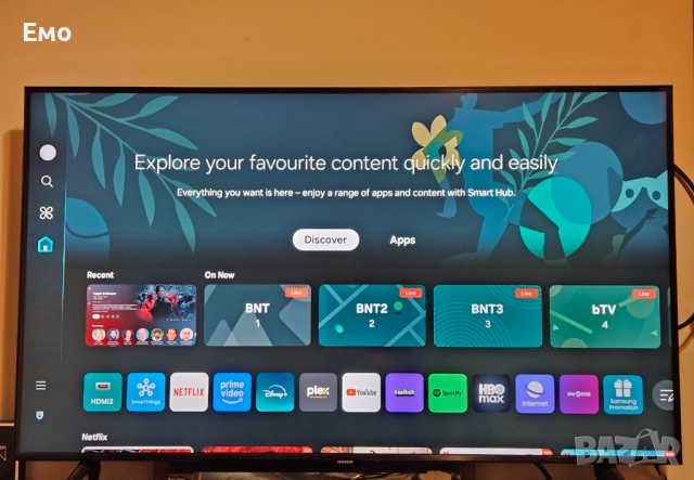 Samsung 43" Crystal UHD 4K Smart TV CU7172