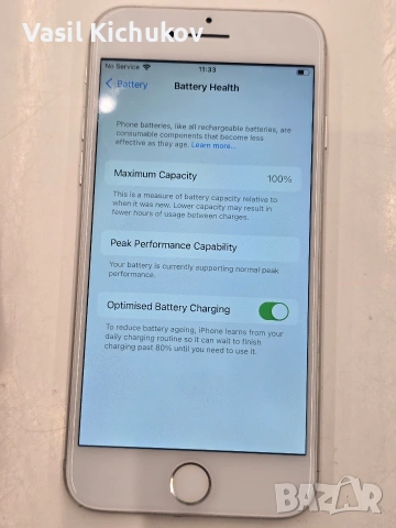 iPhone 7 256gb silver Нова батерия, снимка 9 - Apple iPhone - 53056826