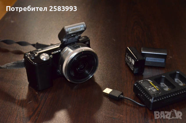 Sony Nex 5 + 16mm 2.8 Фотоапарат Обектив