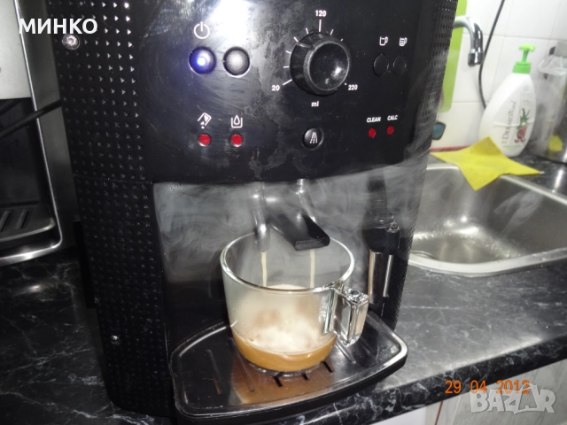 Krups кафеавтомат EA 81* - използван, пълен комплект, снимка 3 - Кафемашини - 51867756