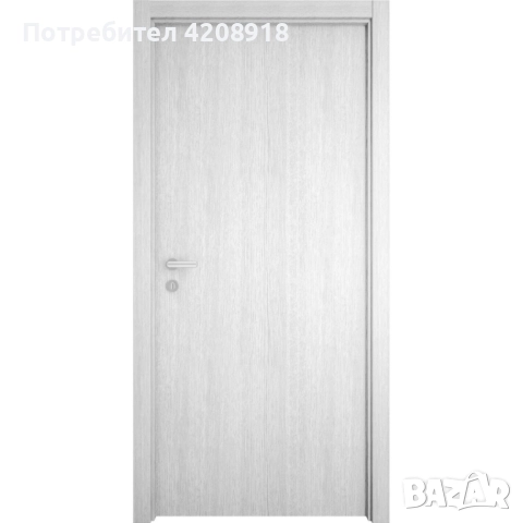 Интериорна врата с каса и первази 77х200х10-13.9см, снимка 1