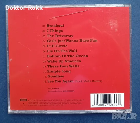 Miley Cyrus - Breakout 2008 CD, снимка 3 - CD дискове - 49739645