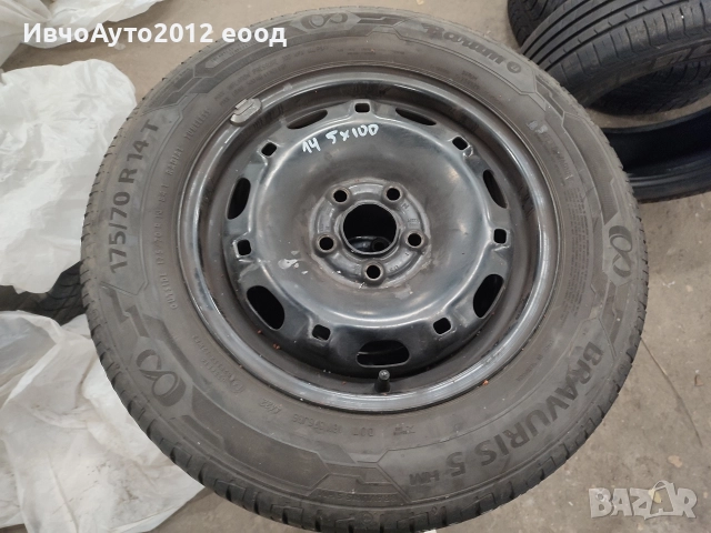 Метални джанти 14 5x100 seat skoda Volkswagen , снимка 3 - Гуми и джанти - 52886203