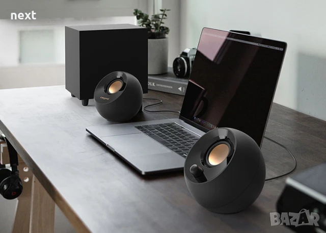 Озвучителна система Creative Pebble Plus 2.1 Активни колони, снимка 4 - Тонколони - 50766443