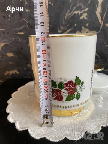 Баварска порцеланова бонбониера, снимка 5 - Сервизи - 49702552