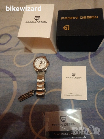 Pagani Design PD-1682 GMT Автоматичен мъжки часовник НОВ, снимка 2 - Мъжки - 53126995