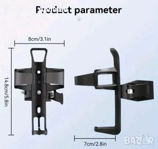 Регулируем държач за велосипеди , снимка 4 - Велосипеди - 50272549