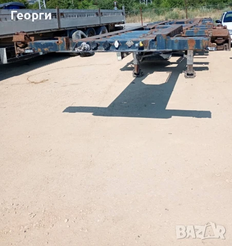 Полуремарке контейнеровоз Krone SD, снимка 1