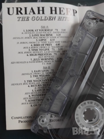 Uriah Heep Golden Hits' 93 - аудио касета музика, снимка 2 - Аудио касети - 54169273