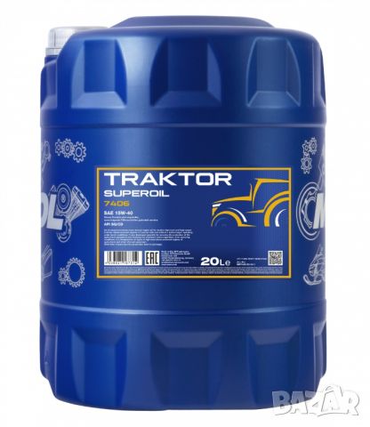 Моторно масло MANNOL Traktor Superoil 15W40, 20л, снимка 1 - Аксесоари и консумативи - 44756614