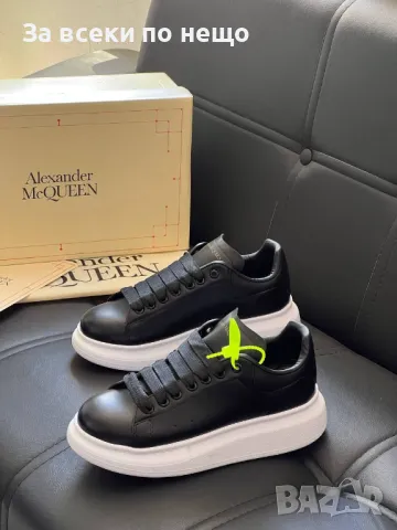 Alexander McQueen Дамски Черни Маратонки👟Дамски Спортни Обувки Александър Макуин Код E374