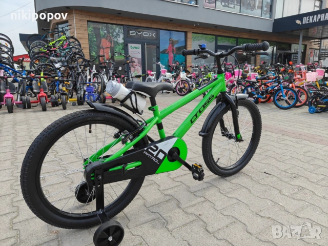 CROSS Велосипед 20" PATROL зелен, снимка 11 - Велосипеди - 53830618