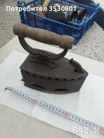 Стара автентична ютия на жар , снимка 2 - Други ценни предмети - 53455005