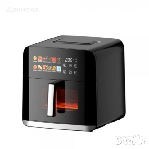 Еърфрайър Oliver Voltz OV51980CF, 1800W, 8 литра, Двоен нагревател, 12 Програми, LED дисплей , снимка 7 - Друга електроника - 54055509