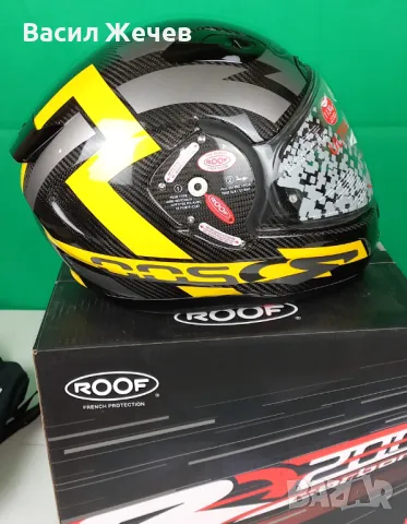 Каска ROOF HELMET RO200 CARBON, Размер L, снимка 12 - Аксесоари и консумативи - 49510623