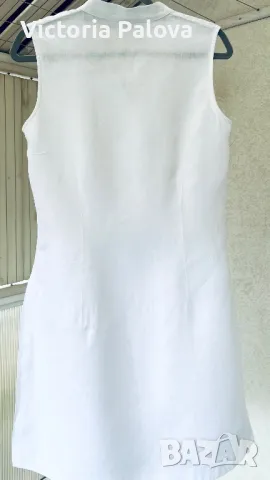 Скъпа ленена рокля-елек, снимка 8 - Рокли - 49794830