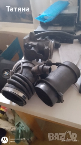 Дроселова клапа за BMW- БМВ-Е46-1.6-1.8 бензин комплект с гофрето и дебитомера, снимка 10 - Части - 51842076