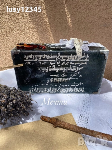 Кутия куфар-Романтика! , снимка 6 - Декорация за дома - 52162538