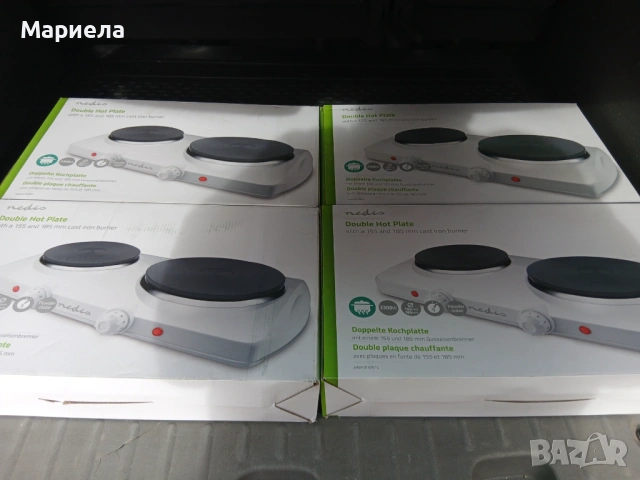 Електрически котлон, Двоен, 2300W 155/185 мм, Nedis, снимка 4 - Котлони - 53520798