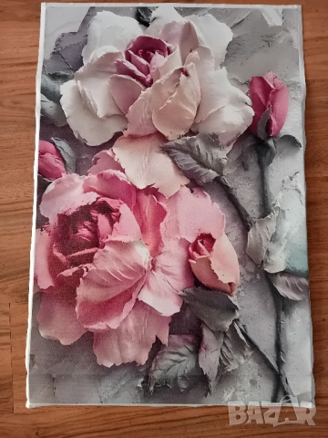 Голяма картина /принт Рози 50 /75см 