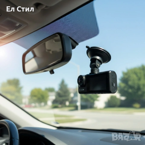 Видеорегистратор Black BOX Super HD 1296P + задна камера, снимка 2 - Аксесоари и консумативи - 53565369