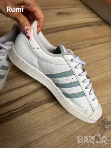 Оригинални мъжки кецове ADIDAS SUPERSTAR! 43 н, снимка 5 - Кецове - 52344509