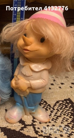 гумени играчки от соца Пинокио, снимка 2 - Кукли - 53254522