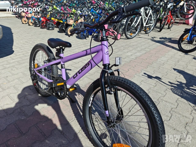 CROSS Велосипед 20" HARMONY лилав, снимка 5 - Велосипеди - 53830593