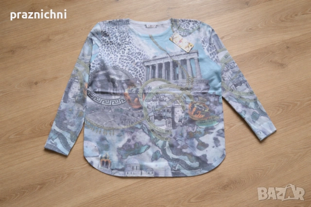 Нова блуза, мека и еластична, снимка 3 - Блузи с дълъг ръкав и пуловери - 53404793