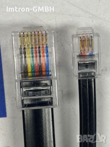 Захранващ кабел DB9 F към RJ48 / RJ14 / Конектор женски 3 pin  - 300 mm, снимка 3 - Друга електроника - 45093096