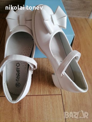 Детски обувки за момиче бели, снимка 3 - Детски обувки - 45712088