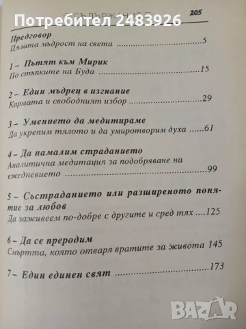 Светлините на будизма  Медитирайте, за да живеете по-добре. Разговори с Бокар Римпоче  Пако Рабан, снимка 3 - Езотерика - 48806313