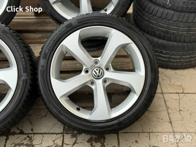 5х112 Джанти 17 Цола Фолксваген Голф Кади Тоуран 5x112 Golf Caddy Touran, снимка 5 - Гуми и джанти - 53501225