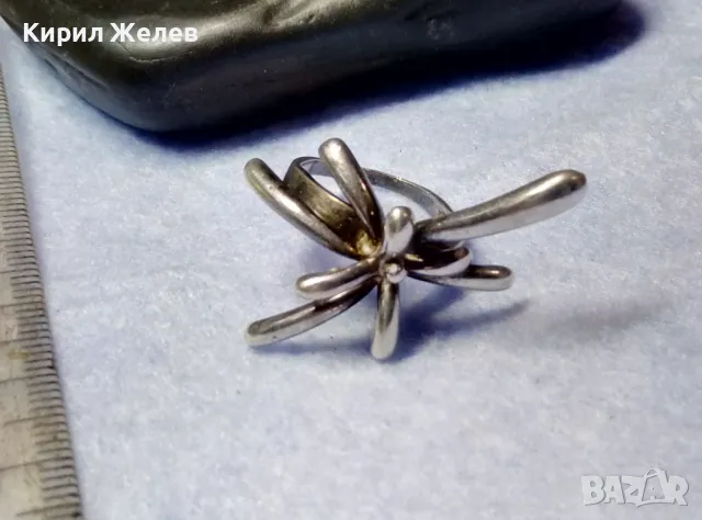 ШИКОЗЕН АРТ ДИЗАЙН СРЕБЪРЕН ПРЪСТЕН РОДИРАНО СРЕБРО 925 ХУДОЖЕСТВЕНА БИЖУТЕРСКА ИЗРАБОТКА 37096, снимка 2 - Пръстени - 50136114