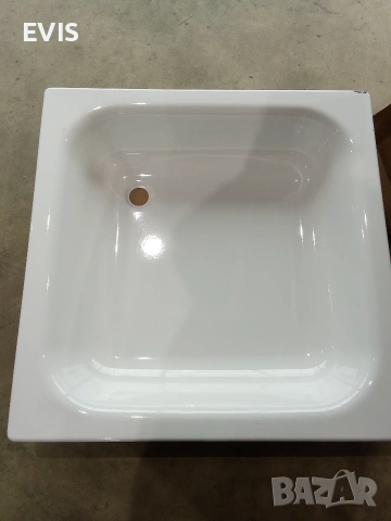 Стоманено поддушово корито Sanicomfort (80x80 см) – Внос от Германия