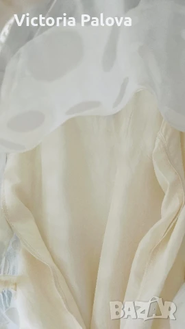 Дизайнерска туника/блуза лукс 100% коприна  MASON  USA, снимка 10 - Туники - 50507330