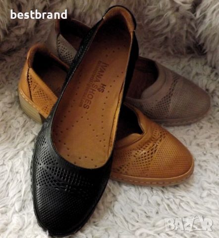 Дамски обувки от естествена кожа на нисък ,ежедневен ток ,код 438/98, снимка 3 - Дамски ежедневни обувки - 46386015