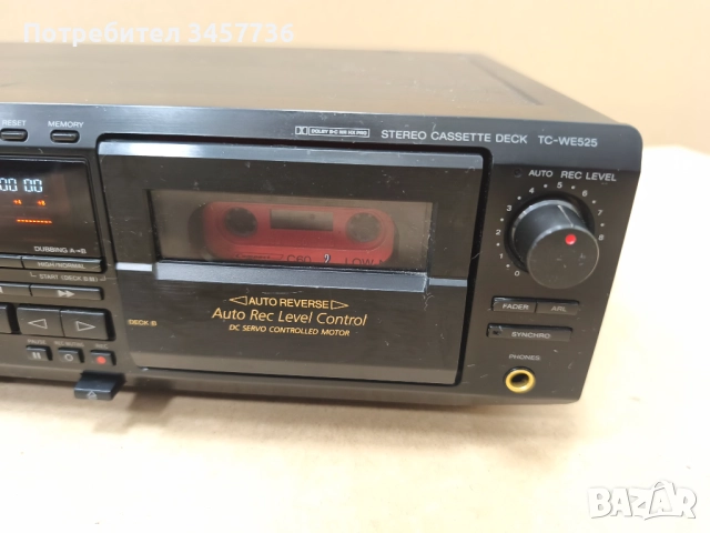 Дек Sony TC-WE 525 за ремонт, снимка 4 - Декове - 52641949