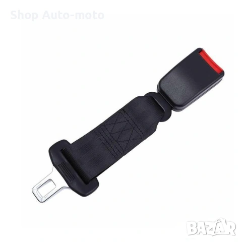 Универсален удължител за предпазен колан Automat-350мм, Черен