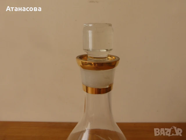 Стъклен сервиз за ракия 1970 г, снимка 8 - Сервизи - 50918134