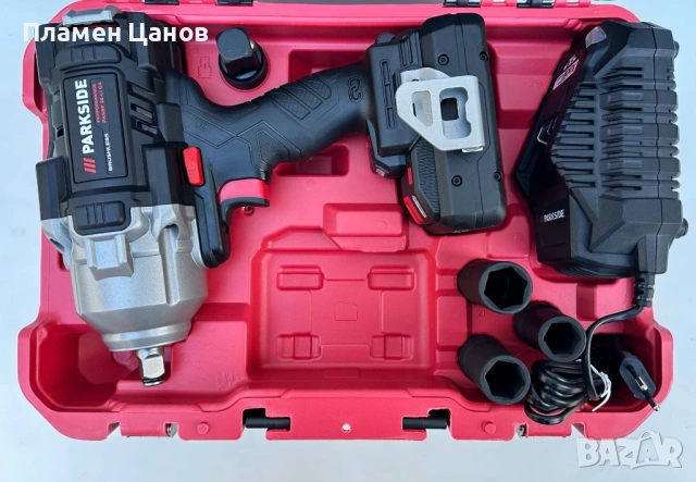 ударен професионален гайковерт , снимка 2 - Куфари с инструменти - 54199746