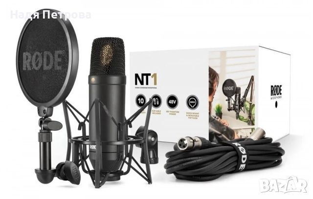 Rode NT1 – а complete vocal recording Студиен кондензаторен микрофон, снимка 2 - Микрофони - 46292629
