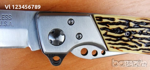 Голям сгъваем нож - 27 см, снимка 4 - Ножове - 52122494