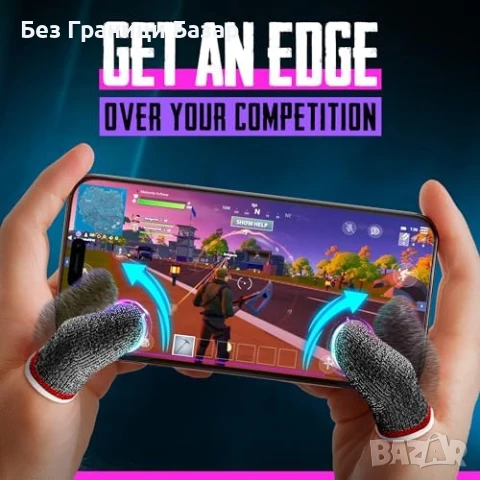 Нови 24 броя Silver Fiber ръкавици пръсти за мобилни игри чувствителни, снимка 6 - Аксесоари - 51106114