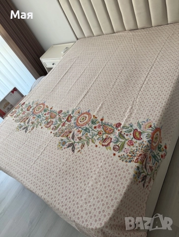 Спално бельо с покривка за легло Караca, снимка 3 - Спални и легла - 52672544