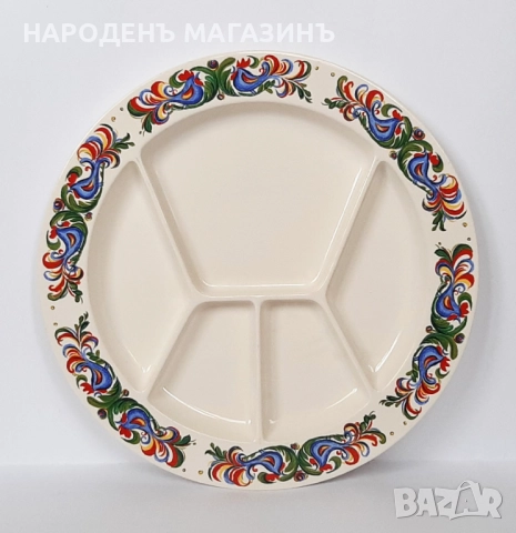 VILLEROY & BOCH - Порцелан плато порцеланов поднос с отделения сервиз цветя , снимка 2 - Други ценни предмети - 52538758